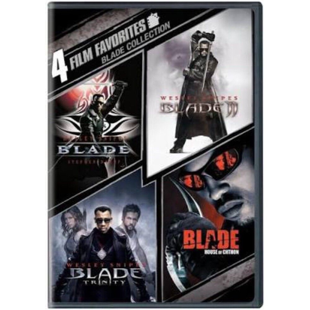 Blade Collection: 4 Film Favorites DVD 4-Disc Set Wesley Snipes New Sealed!